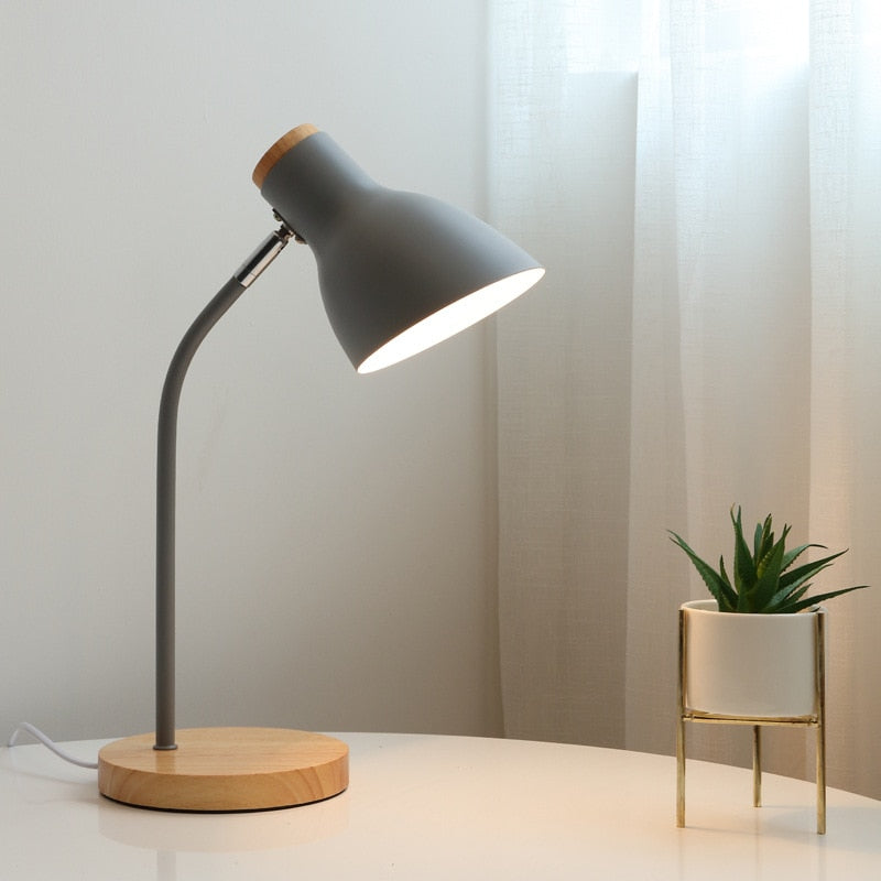 Modern Wood Table Lamp