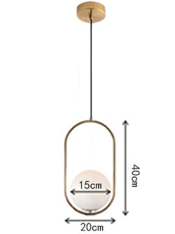 Nordic Glass Ball Pendant LED lamp