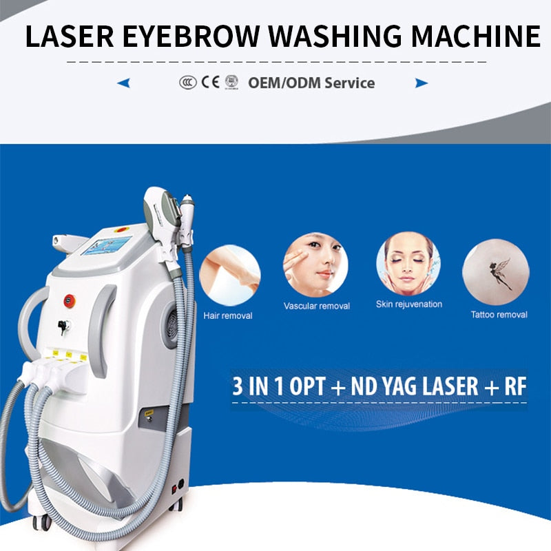 Three-in-one laser eyebrow wash machine
