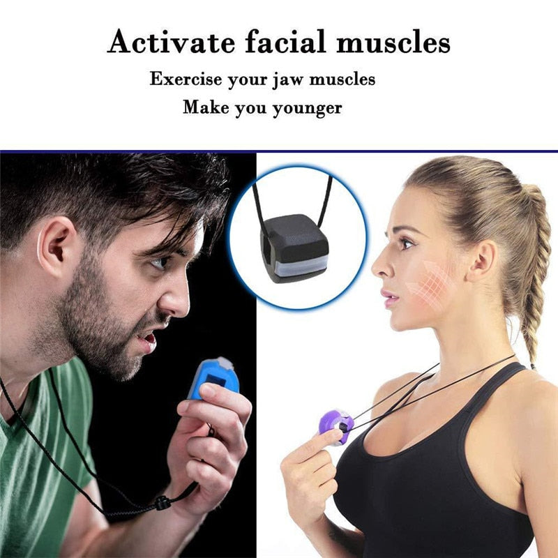Silica Gel Face Fitness Ball Jaw Exerciser
