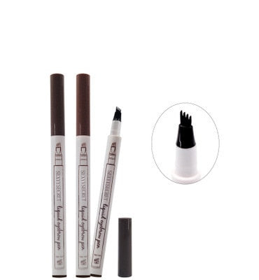 MB 4 Color Eyebrow Pencil Tint 4 Tip Brow Tattoo Pen