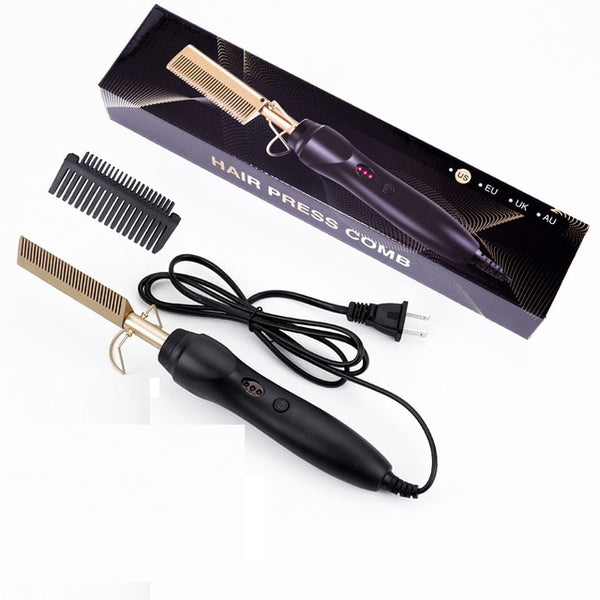 Hot Comb Straightener  Electric Hair Curler