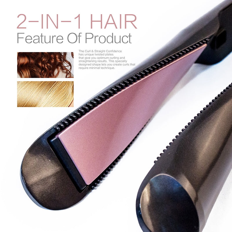 Hair Straightener and Curler Curling Iron