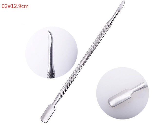 Stainless Steel Double Head Cuticle Pusher