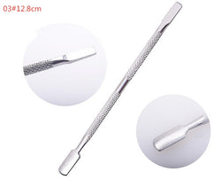 Stainless Steel Double Head Cuticle Pusher