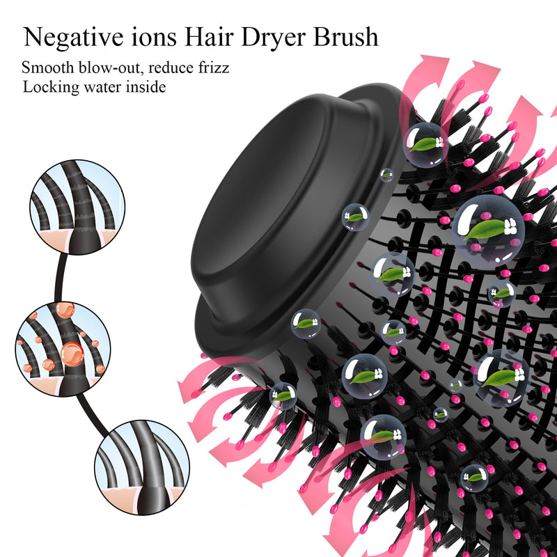One Step Hair Dryer Hot Air Brush Styler and Volumizer Hair Straightener