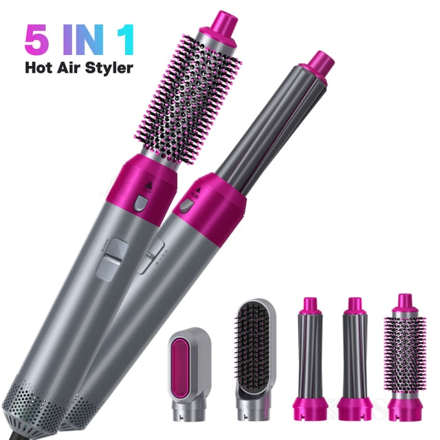 Hair Dryer Brush 5 In 1 Hair Blower Brush Hot Air Styler