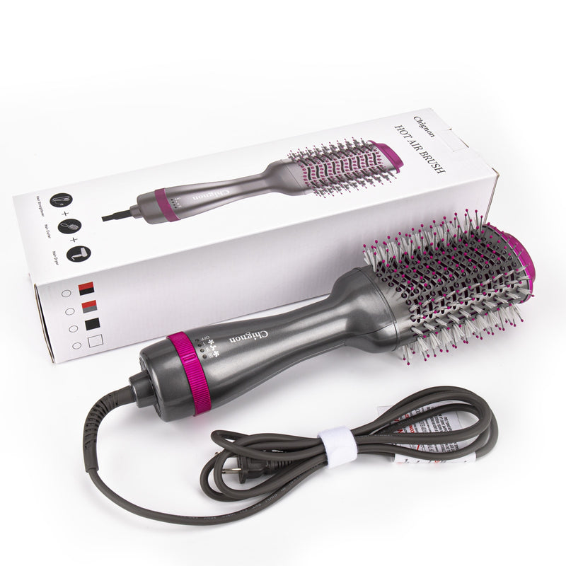 One Step Hair Dryer Volumize Hot Air Brush Hair Straightener Curler