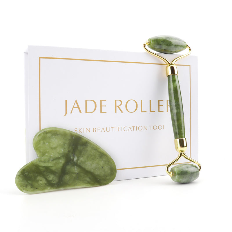 Natural Jade Roller Thin Face Massager Lifting Tools