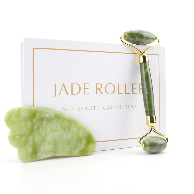 Natural Jade Roller Thin Face Massager Lifting Tools