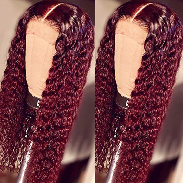 Long Lose Curly Lace Wig With Baby Hair